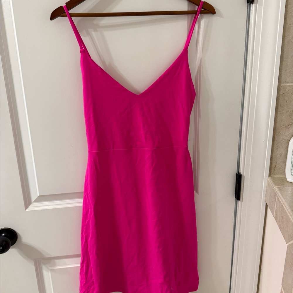 Susana Monaco Pink Spaghetti Strap Dress